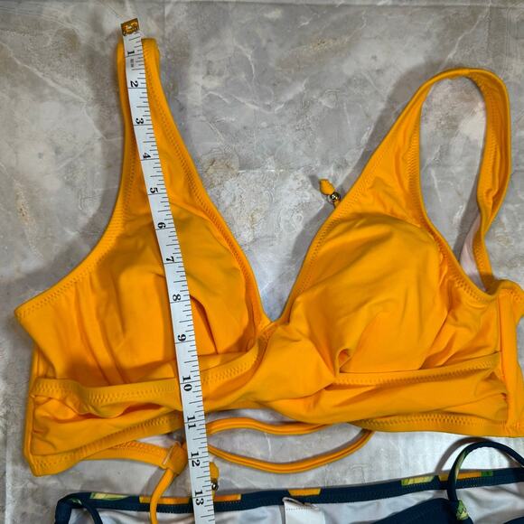 NWT Cupshe Lemon & Sunshine Bikini Sz Medium - Picture 6 of 6